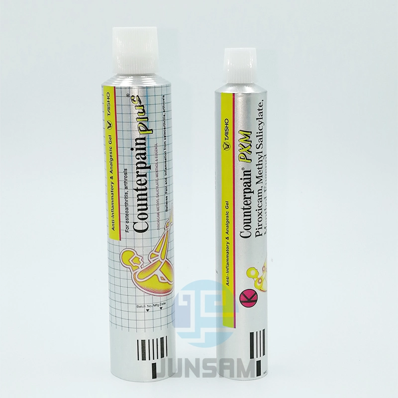 Lightweight Sealed Membrane Squeeze Aluminum Tube for Ointment