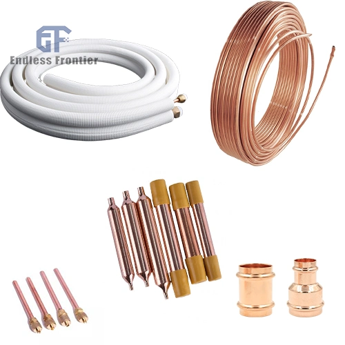 Insulated Copper Pancake Twin Coil Tube with Heat Resistance