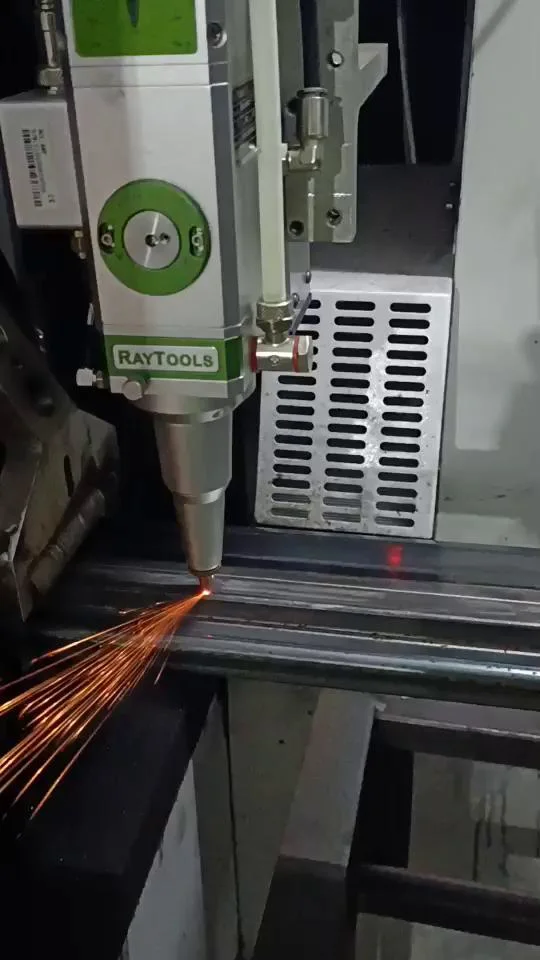 1000W/1500W Fiber Laser Cutting Machine Cutting Square Tube and Round Tube Metal Tuber