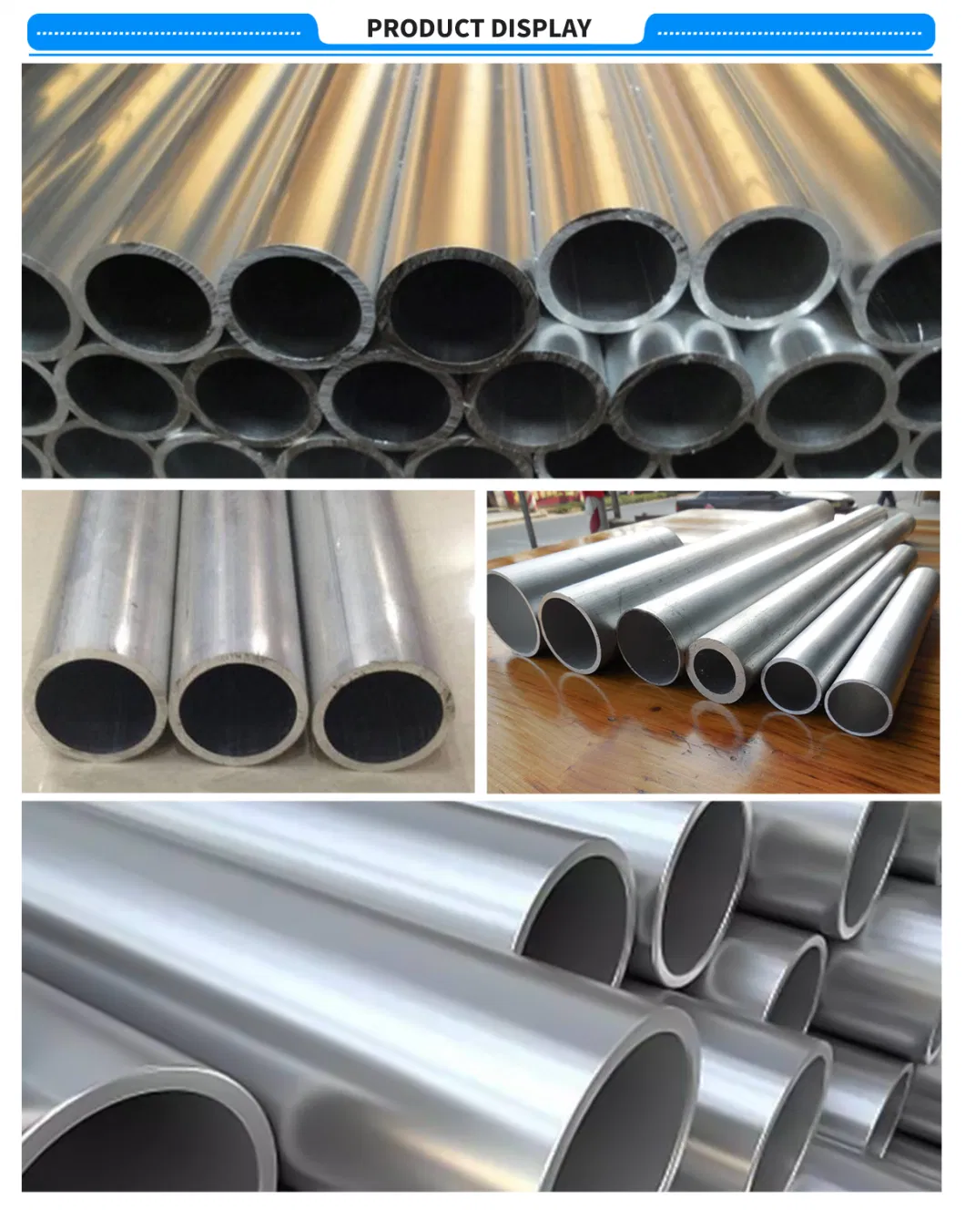 T3-T8 General Powder Coated Pipe Profile Alloy Tubes 6063 Color Aluminum Aluminium Tube Square