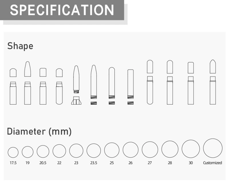 Powder Coated Food Packing Threaded Short Aluminum Cylinder Tube with Caps