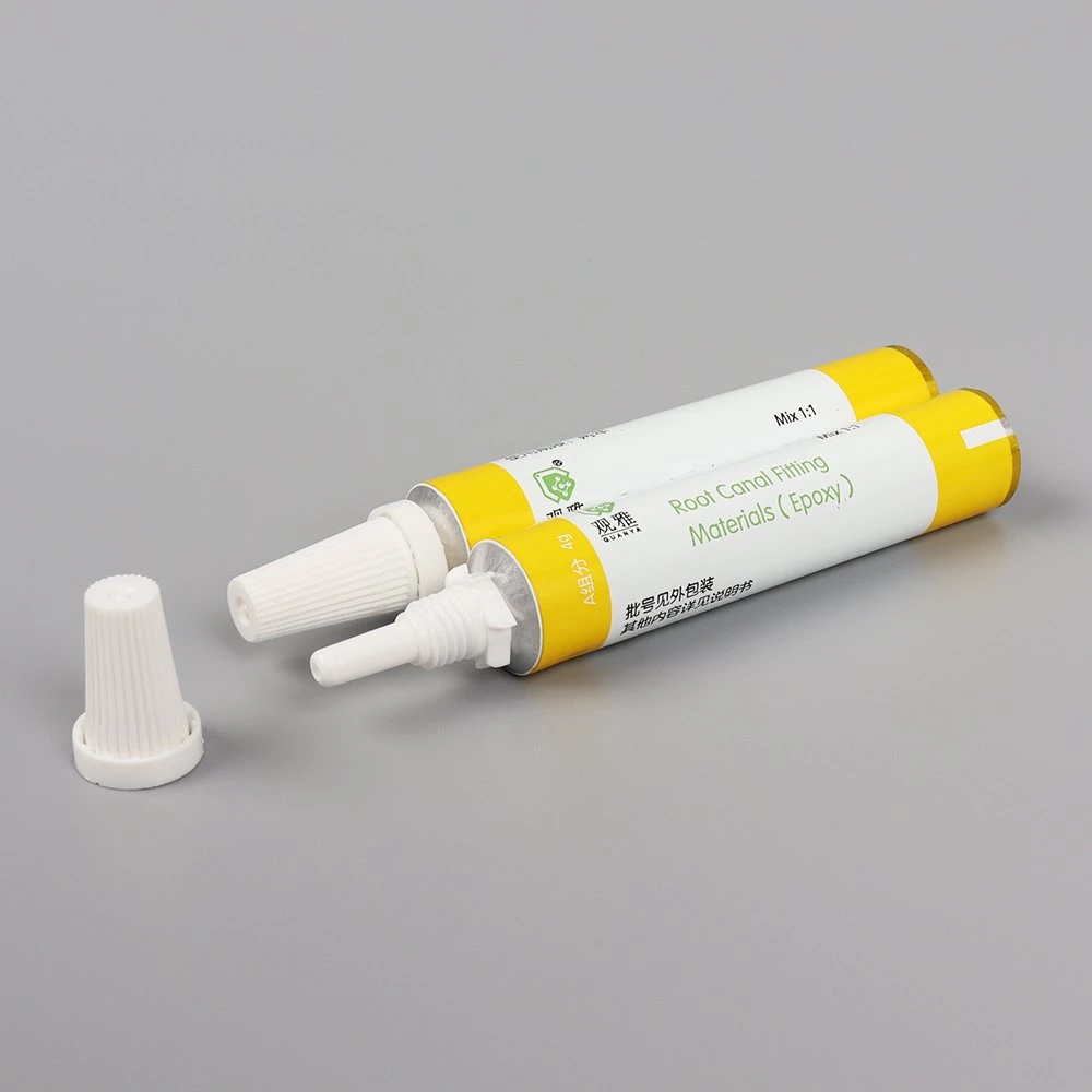 Eye Ointment Collapsible/Foldable Aluminum Tube Long Nozzle Pointy Cap Pharmaceutical Packaging Tube