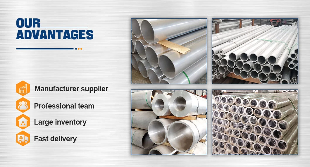 Seamless Forged Aluminum Tube 7000 Series Large Diameter with Thick Wall Aluminum Pipe