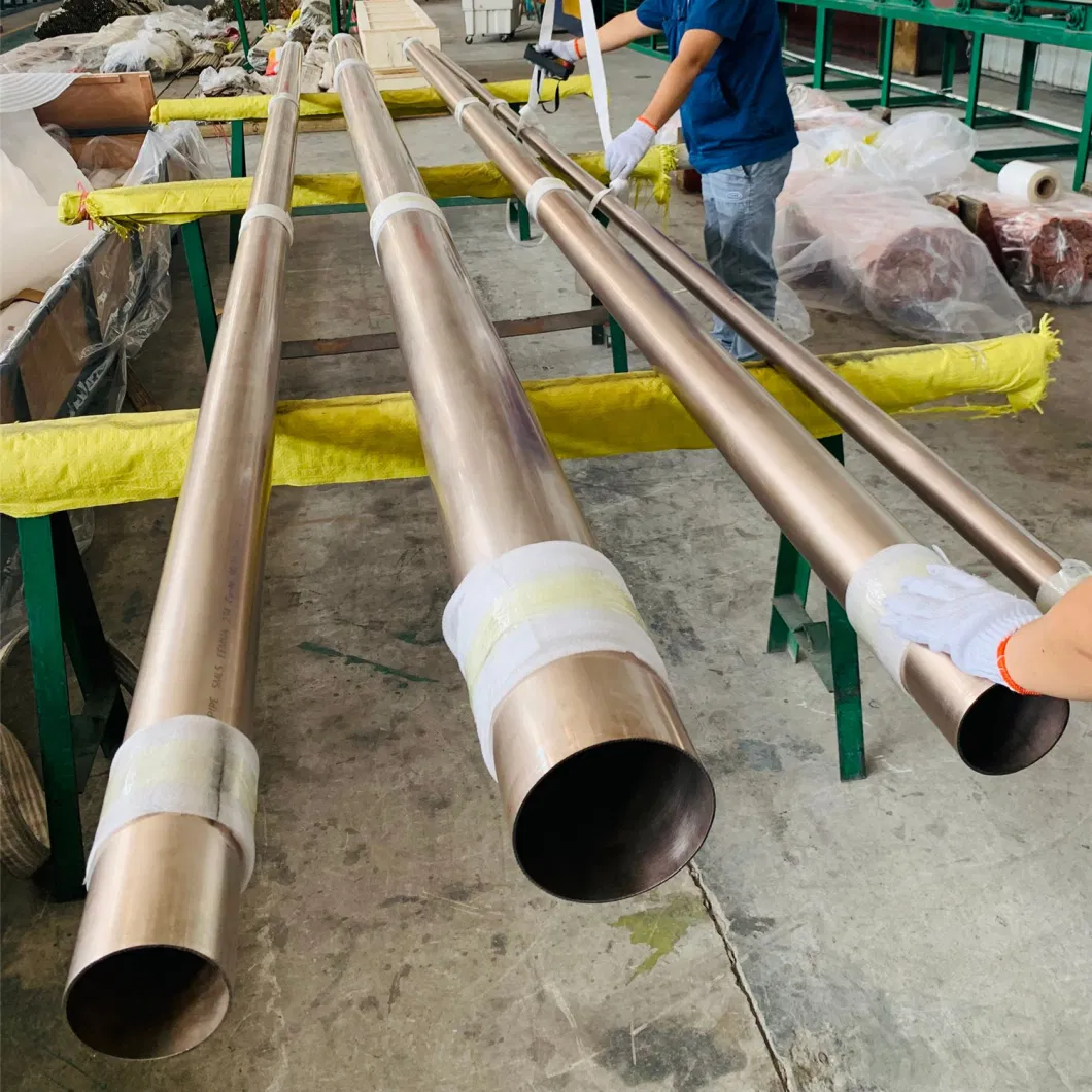 High Condcutivity Customized Seamless Copper Tube ASTM B75 Schedule 160