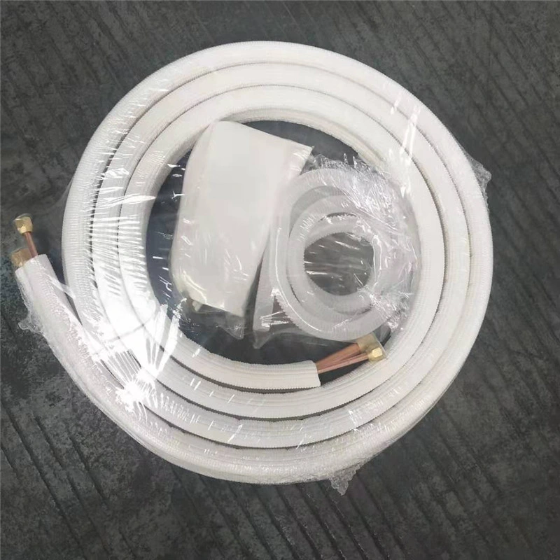 Air Conditioning Insulated Copper Pipe Rubber Foam Insulation Hose Tube