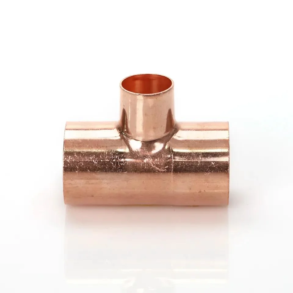 Factory Customization Tee T Shape 1/2&quot; to 4&quot; Multi-Size Copper Pipe Fittings