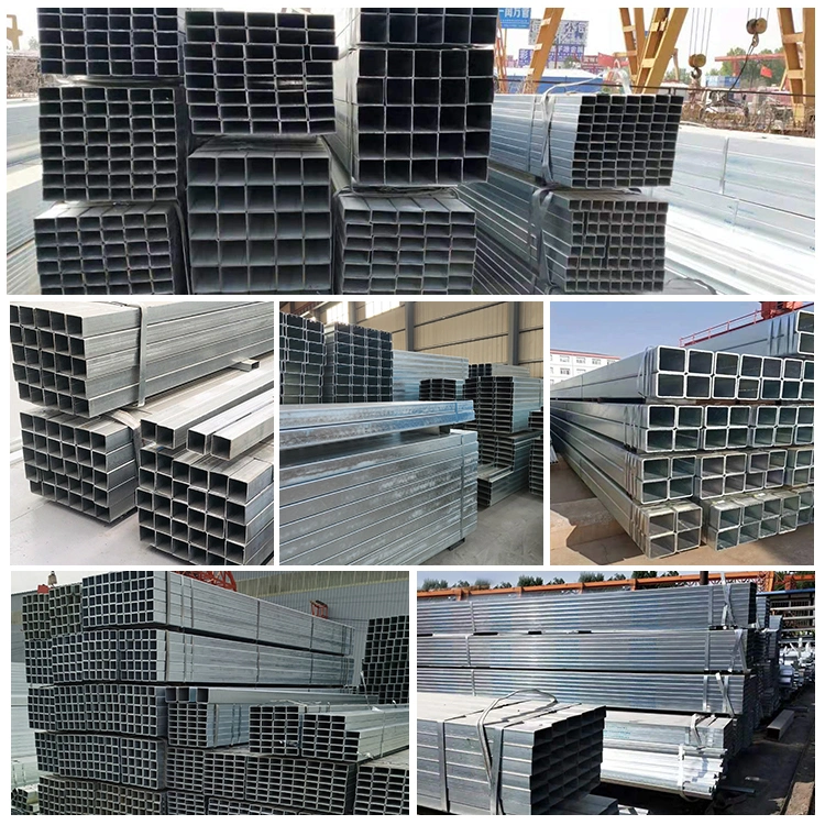 Zinc Coated Q195 Q235 Q345 2.5mm 4X4 Hollow Section Galvanized Square Tube