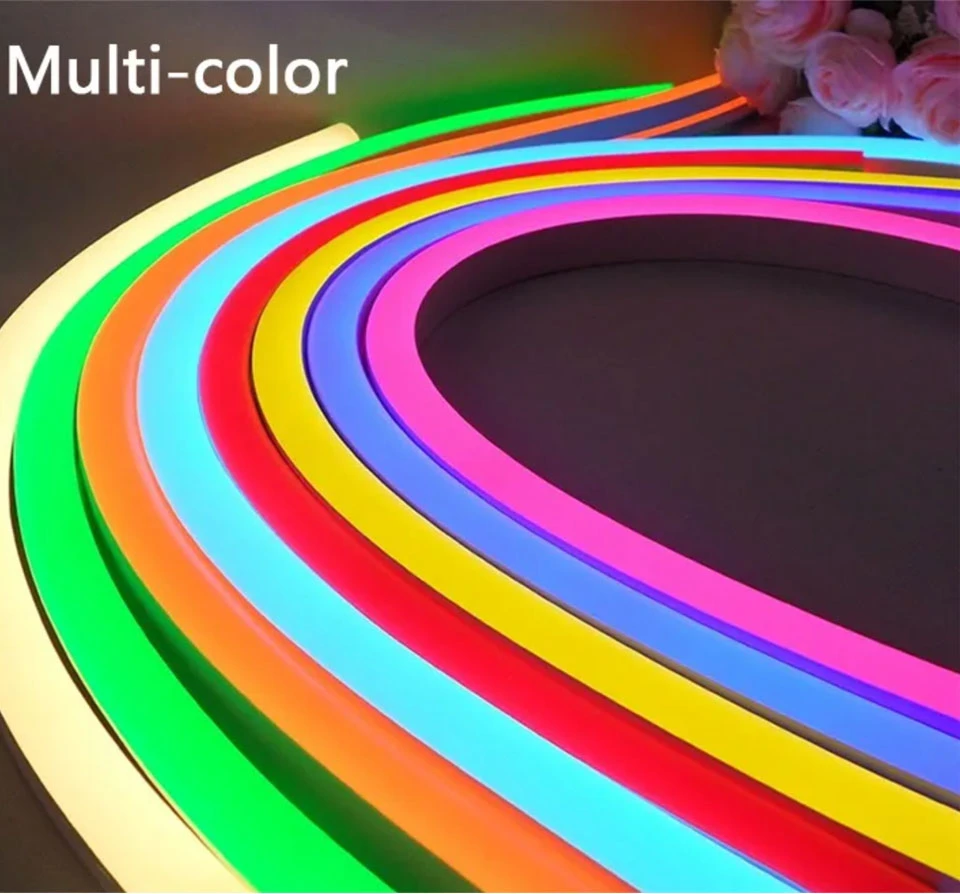 Waterproof Aluminum Profile Flexible LED Strip Neon Tube LED Neon Flex Light Tube LED Strip Neon Silicone Tube