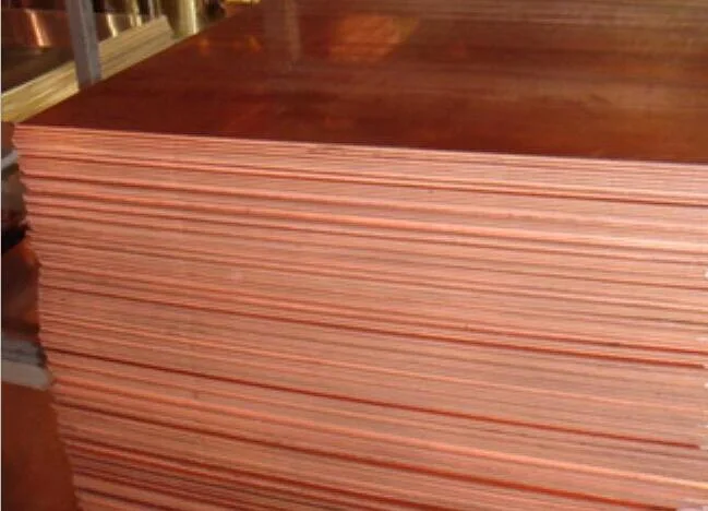 Hot Sale Cw008A C10100 99.99% Pure Copper Plate Cu-of