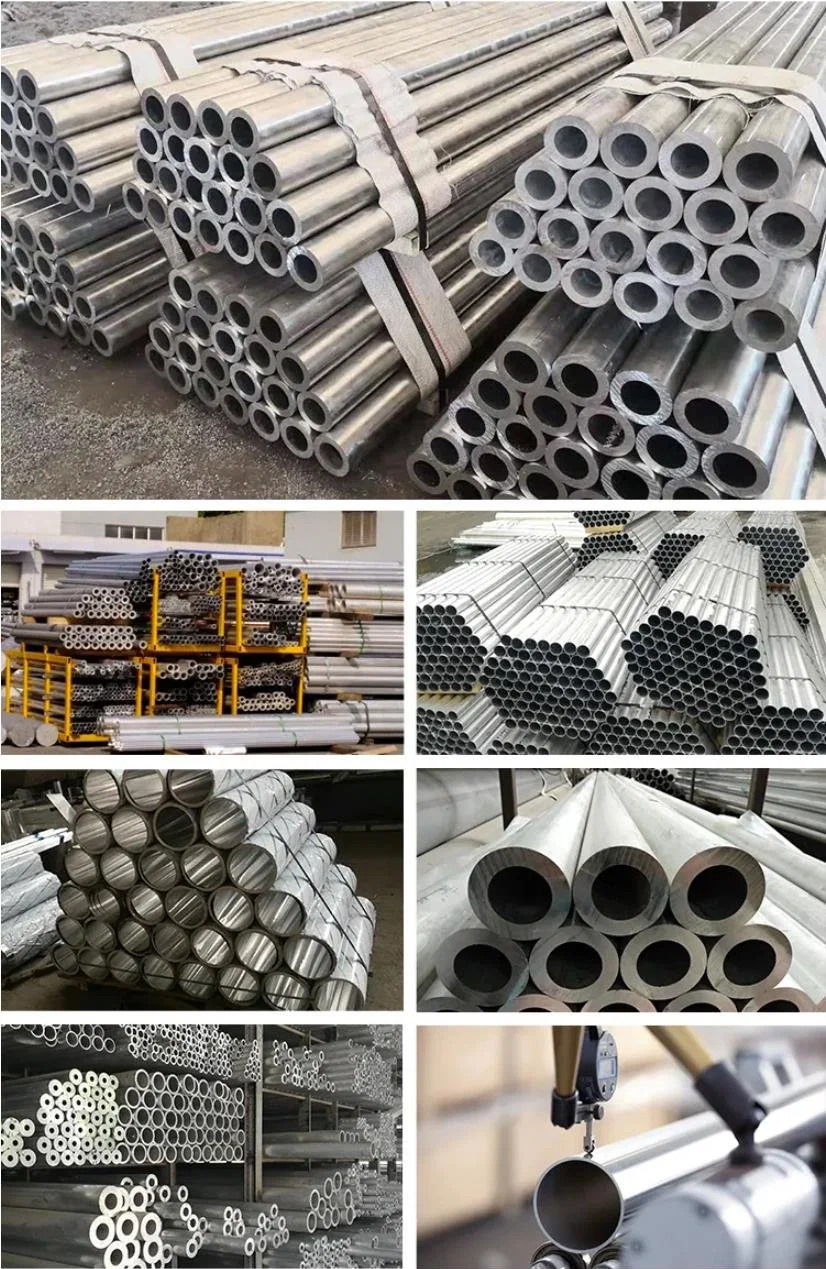 Customized 20mm 30mm 100mm 150mm 6061 T6 Large Diameter Anodized Round Aluminum Hollow Pipes Tubes