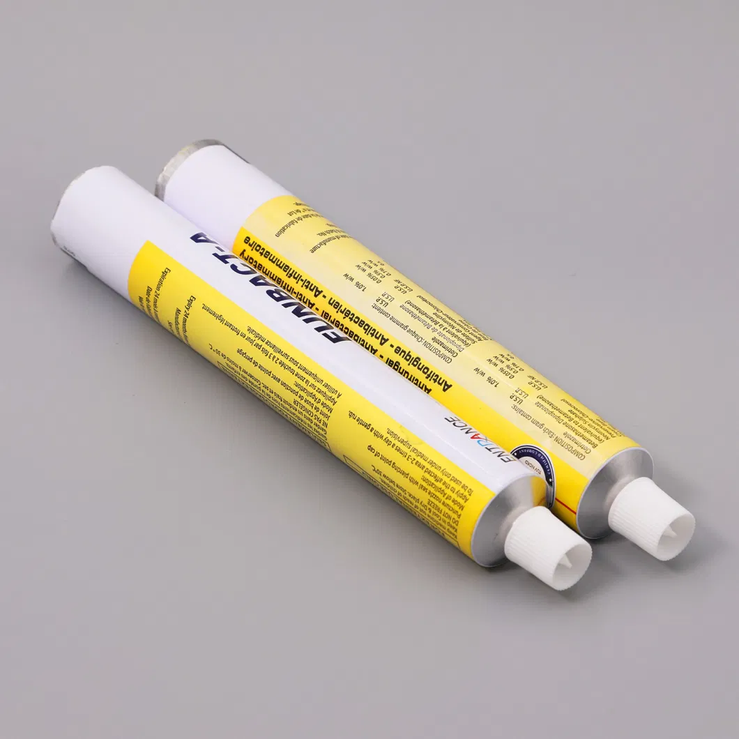 Customized Collapsible Aluminium Medical Ointment/Cosmetics Packaging Tube