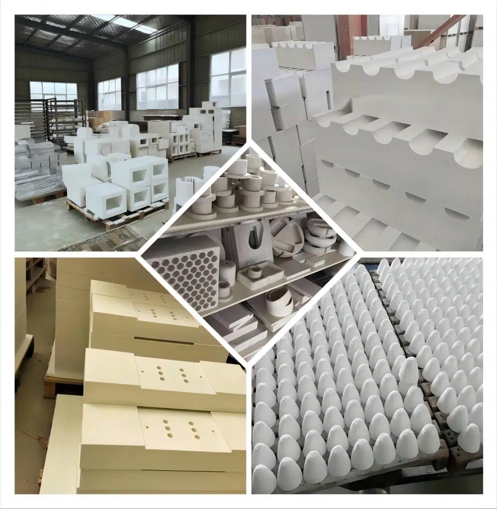 Ceramic Aluminum Fiber Chamber vacuum Formed Shaped Building Material for Tube Furnace