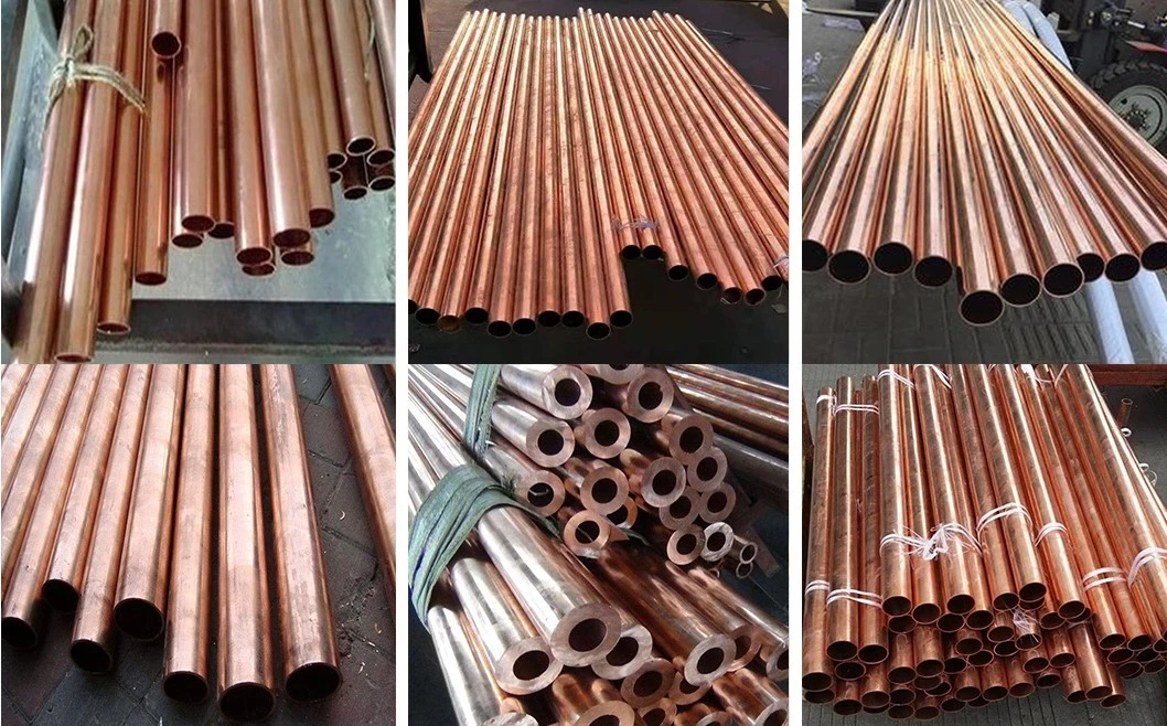 C11000 AC Flexible Seamless Pancake Copper Pipe Coils Soft Copper Heat Pipe in Coils