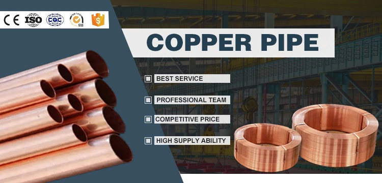 Copperair Conditioner Cooper Pipe 6mm 15mm 22mm 25mm AC Copper Pancake Rolls Coil Tube Pipe