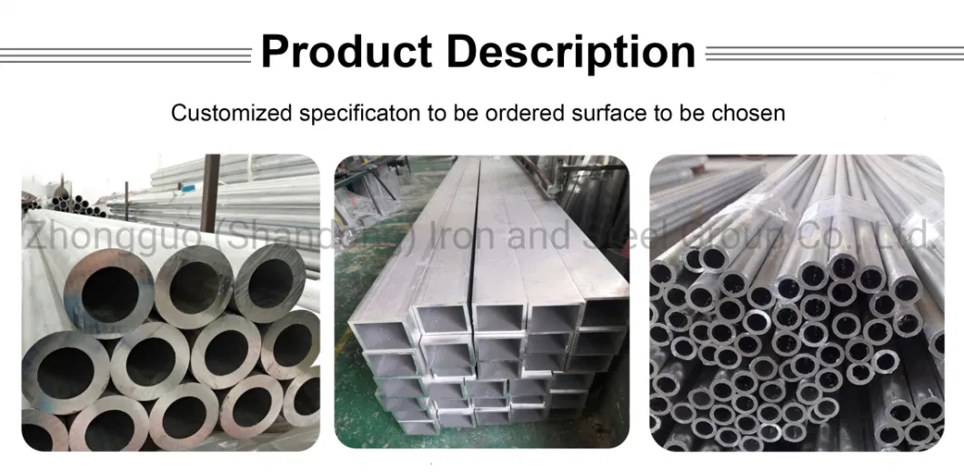 Prime Quality Industrial Use Bright Welded Round Square Polished ASTM/AISI Aluminum Tube