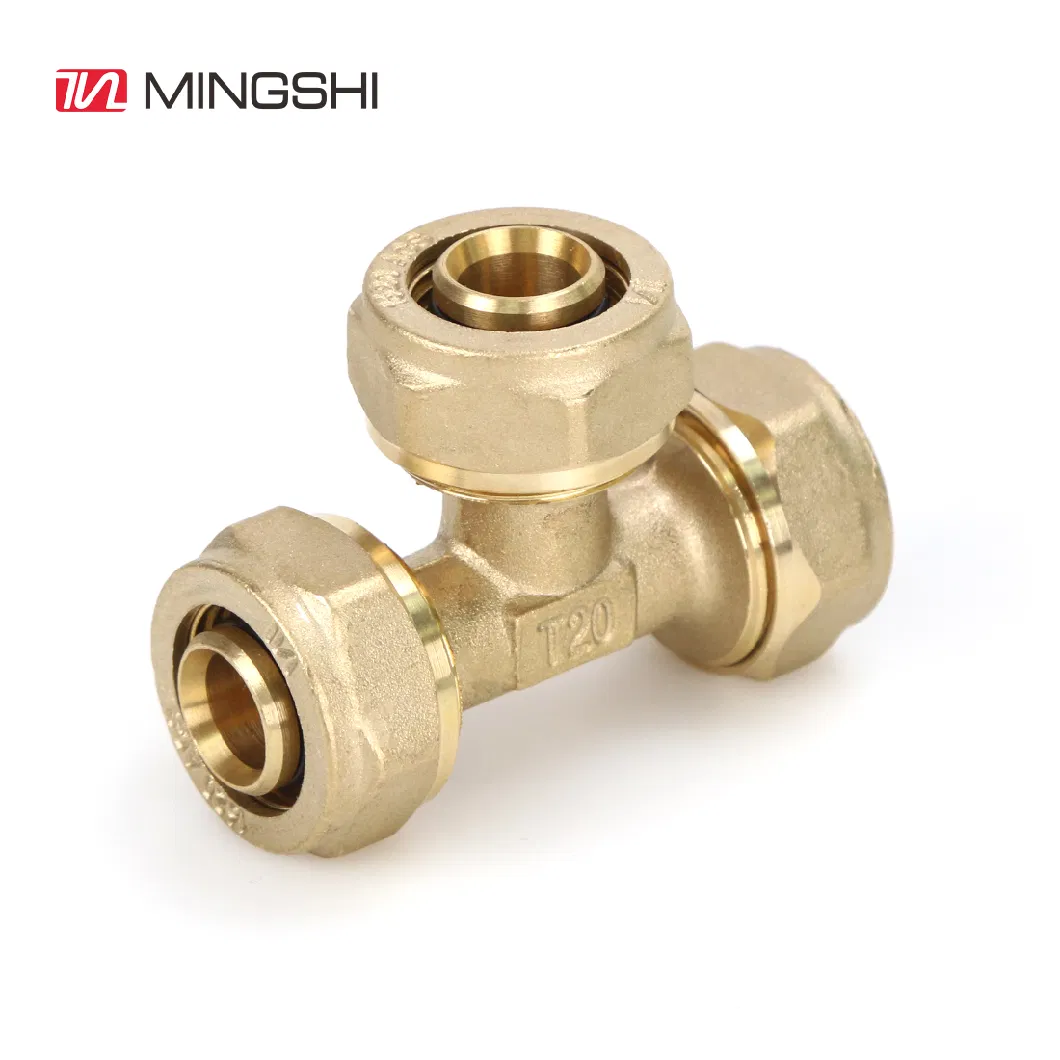 Plumbing Brass Copper Compression Fittings for Pex-Al-Pex Pipe