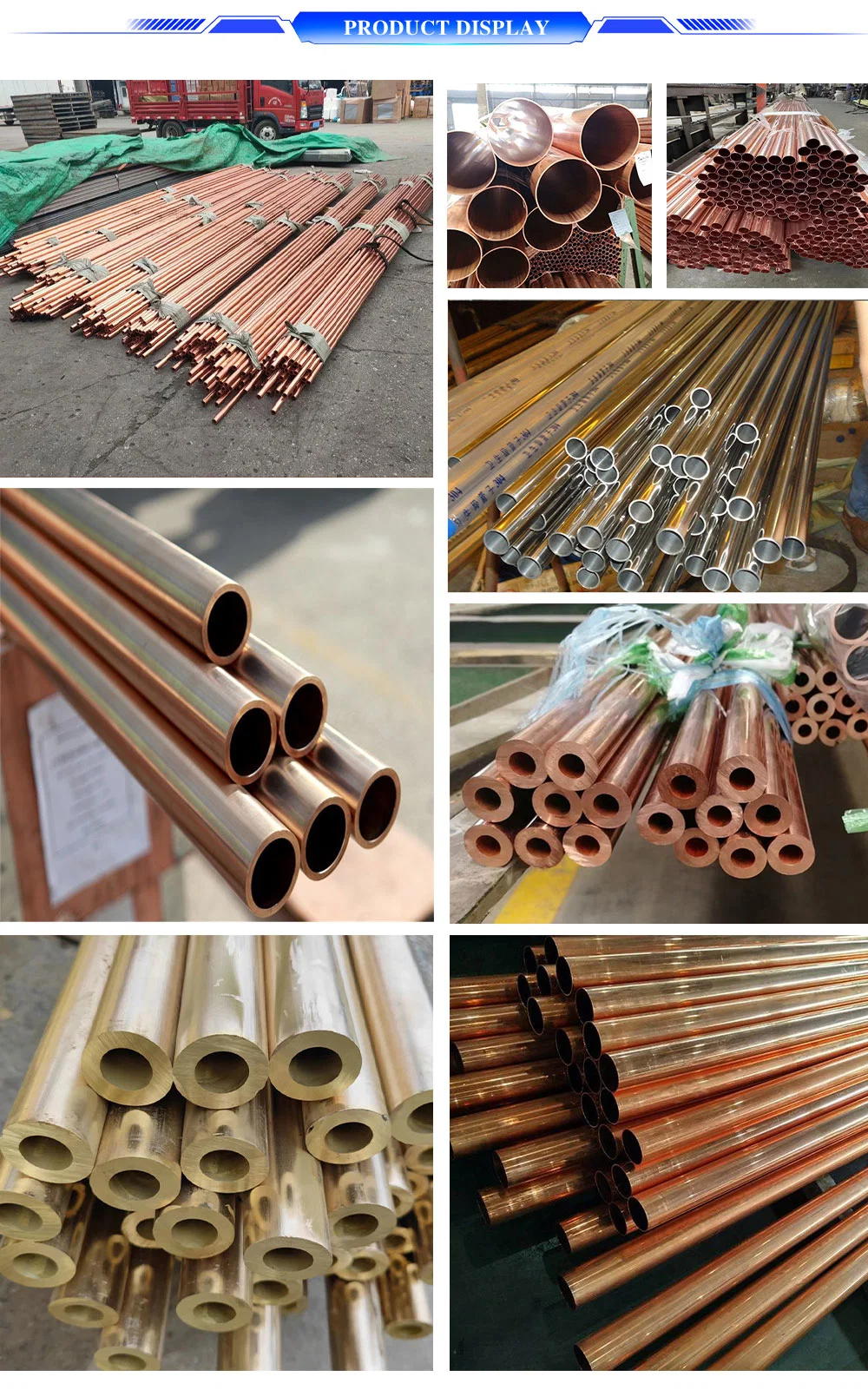 C21000 C22000 Copper Tube 22mm Copper Pipe H59 H62 Brass Thick Wall Copper Pipe