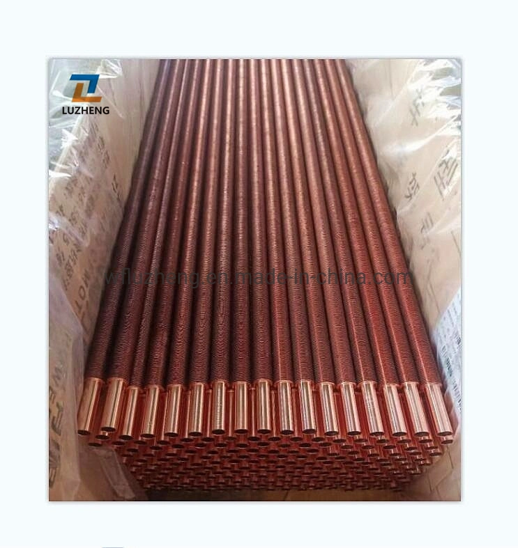 Spiral Copper Fin Tube, Copper Brass Fin Tube, Cu Condenser Fin Tube