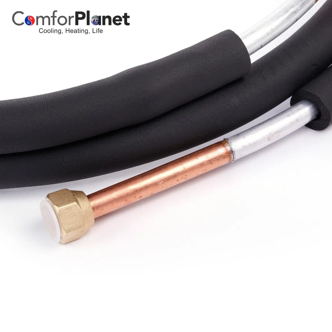 Air Conditioner Round Customized PVC Coated Copper Tube for Refrigerant Plastic Coated Copper Tube