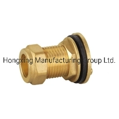 Brass Compression Fittings for Tank Connector Copper Pipe