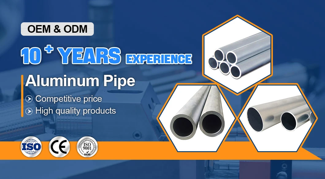 Aluminum Alloy Extrusion Pipe-Extruded Aluminium Round Tube Profile