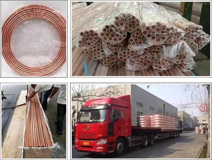 Durable Versatile Various Sizes Flexible Seamless Round Shape Heat Insulated Copper Tube Pipe