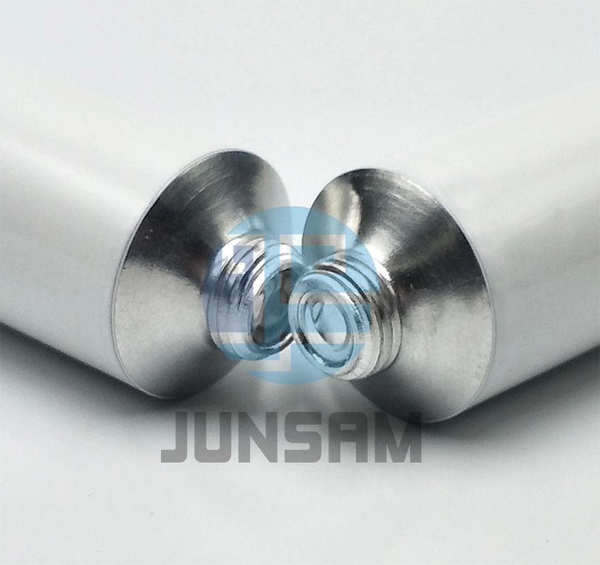 Aluminum Collapsible Tube for Cosmetic Products with Metric Sealed