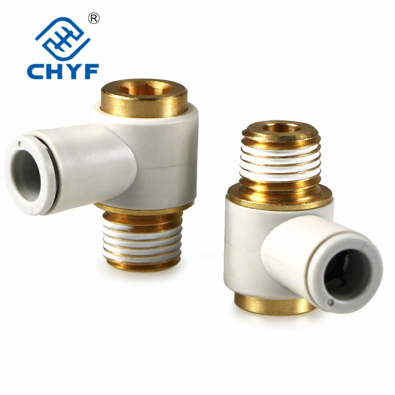 Hot Sale S-Kq2vs Series Plastic Pneumatic Fittings Connector External and Internal Threads Connector