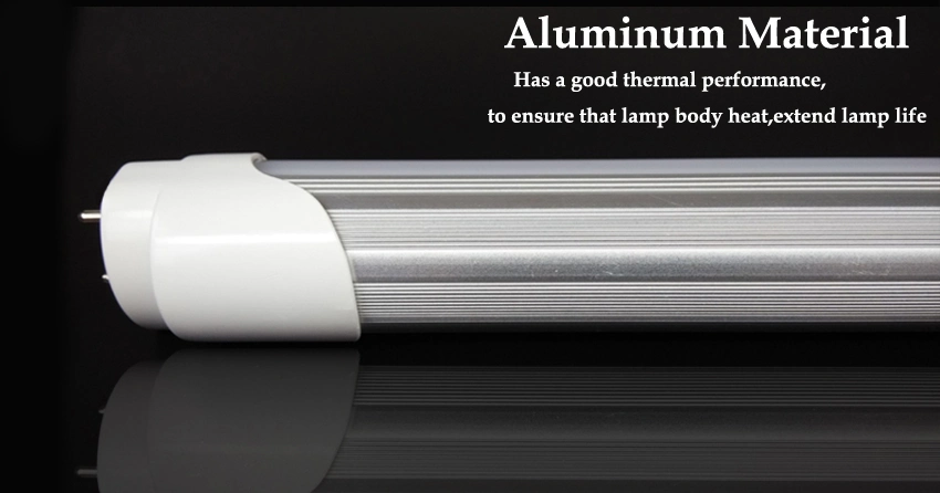 Wholesale High Quality T8 LED Tube 160lm/W Aluminum Housing 9W 0.6m Material Half Aluminum Half PC