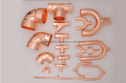 OEM Custom Size 90 180 Degree Copper Tube Pipe Return Bend