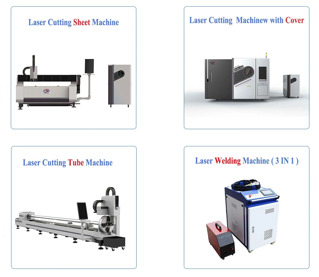 1000W/1500W Fiber Laser Cutting Machine Cutting Square Tube and Round Tube Metal Tuber