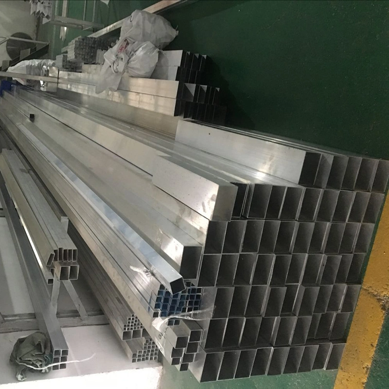 6000 Series Aluminium Extrusion 6061 6063 Alloy Square Rectangular Pipe Anodized Aluminum Square Tube