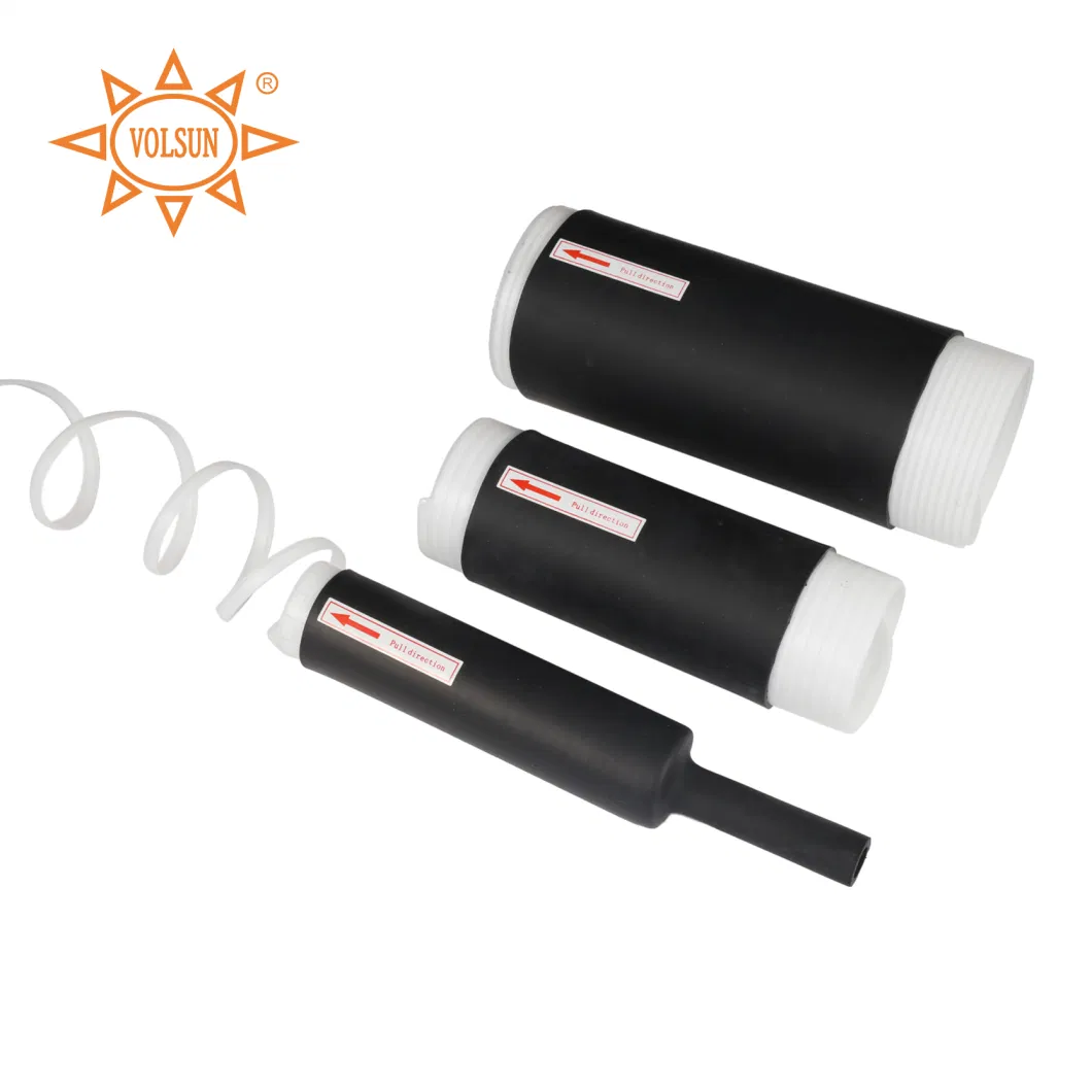 EPDM Cold Shrink Tubing Cold Shrinkable Sleeve IP68 Waterproof Seal UV Resistant Anti-Aging EPDM Cold Shrink Tube for Electric Power Cable