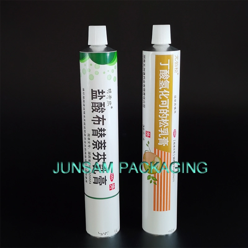 Foldable Laminated Pharmaceutical Aluminium Tube for Medical Ointment