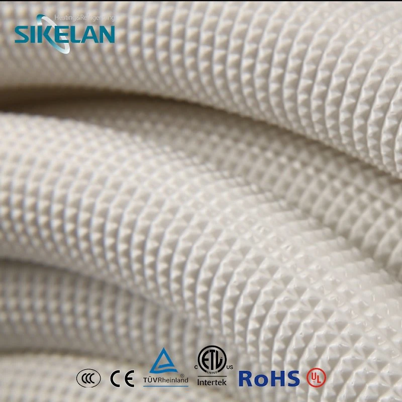 Eco-Friendly White PE Foam Coated HVAC Cold/Heat Insulation Copper Pipe