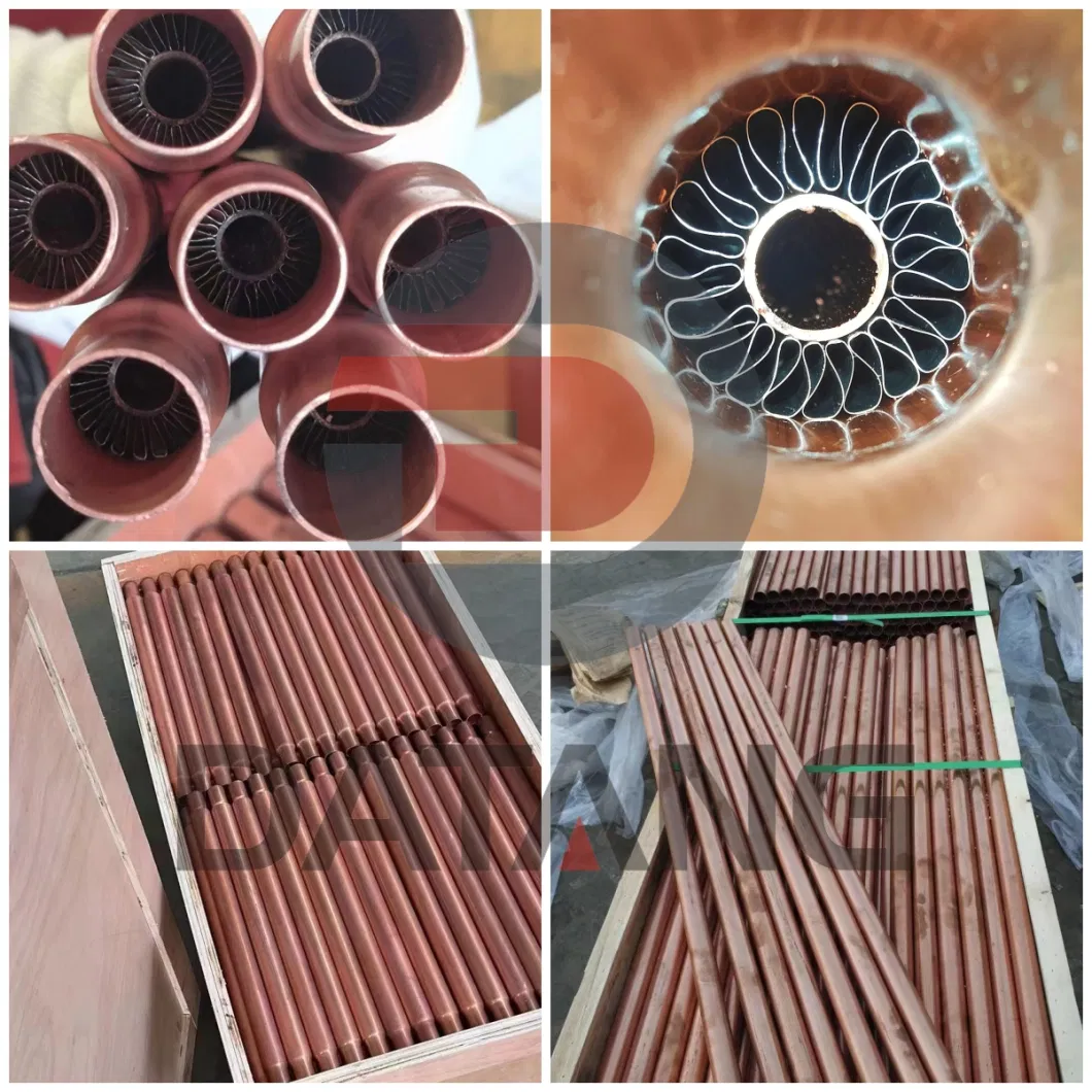 Ingersoll Rand Compressor Cooler Tubes/Inner Grooved Inner Copper Fin Tube for Heat Exchanger