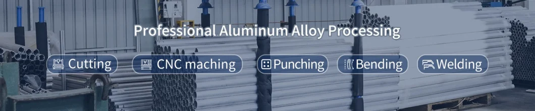 6061 6063 7075 Aluminum Tube Industrial Round Square Aluminum Pipe Rectangular Anodized Extruded Alloy Aluminum Tubes Price