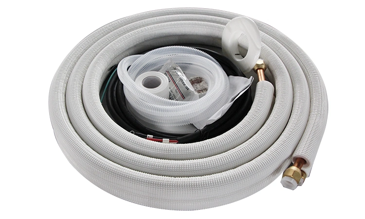 Hot Selling White Split Air Conditioner Insulated Copper Aluminium Pipe Tube Made in China