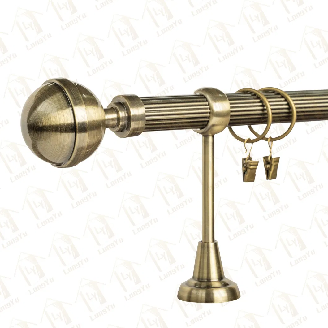 Metal Twist Window Metal Curtain Rods, Iron Curtain Poles, Curtain Tubes