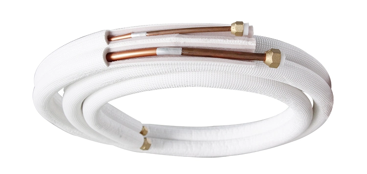 Hot Selling White Split Air Conditioner Insulated Copper Aluminium Pipe Tube Made in China