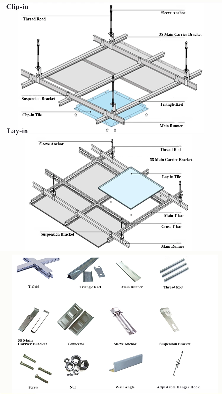 Metal Ceiling Materials Wood Aluminum Profile Square Tube Ceiling Planks