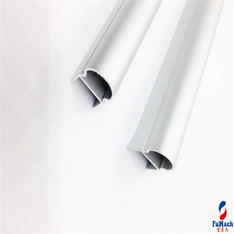 Round Tube OEM for Industry Silvery Anodized Aluminium Hollow Profile