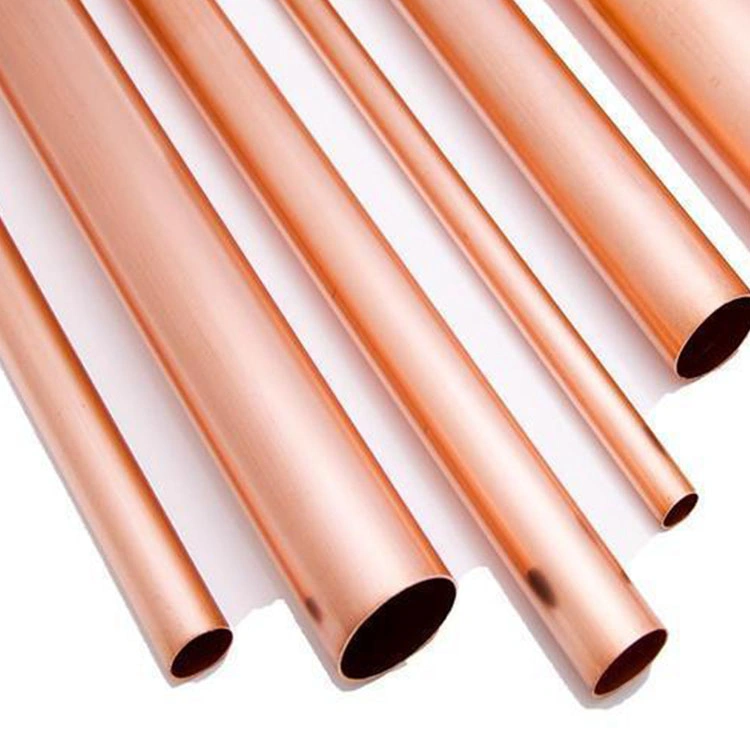 Hard Drawn Copper Rectangle Pipe Round Copper Tube for Decorative Accessories