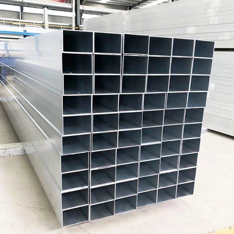 Aluminum Square Tube Aluminum Rectangular Tube 1050 Titanium Bar Aluminum Tube Spot-Supply Hollow Square Aluminum Pipe Tube