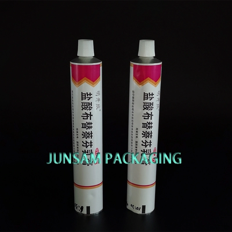 Foldable Laminated Pharmaceutical Aluminium Tube for Medical Ointment