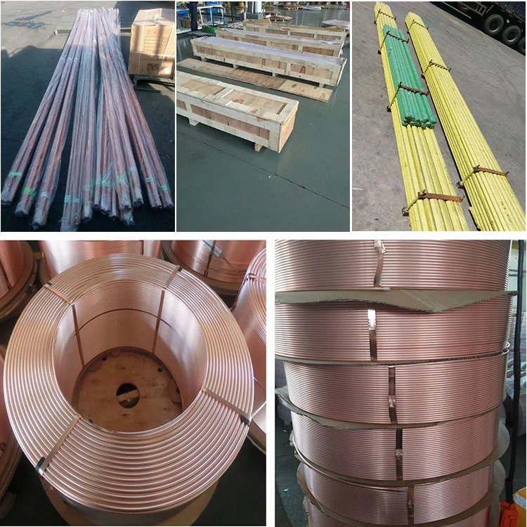 ASTM B280 Pure Copper 99.95% Air Conditioners Flexible Copper Pipe Copper Pancake Coil Tube