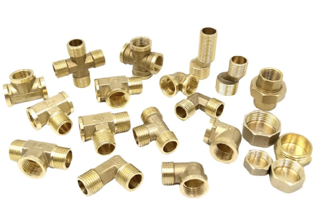 OEM ODM Brass Forged Copper Durable 1/2&quot;-2&quot; All Types Brass Pipe Fittings for Pipe Connectors