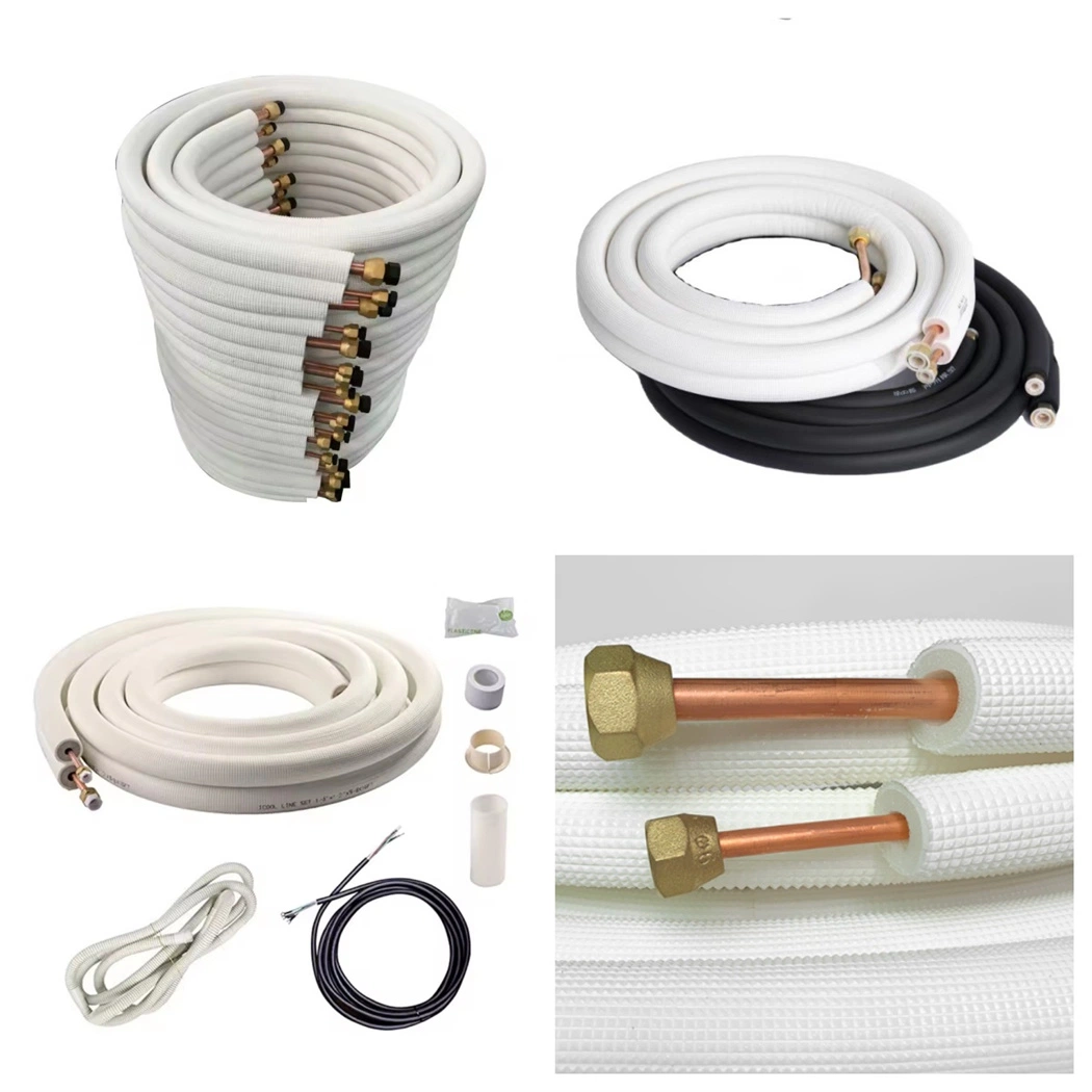 Twin Pair Coil Tube Insulated Copper Air Conditioning Tube