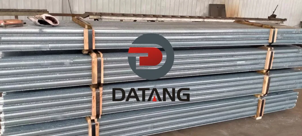 Brazing Elliptic/Elliptical/Oval Finned Tube with Rectangular Fins for Air Cooled Heat Exchanger