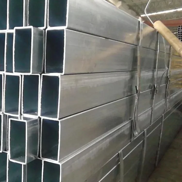 Q235B Galvanized Carbon Steel Square Rectangular Tube for Fence Construction